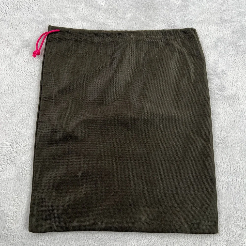 Kate Spade Dust Bag Brown Drawstring Quote Purse Handbag Storage Sleeper 12x13in